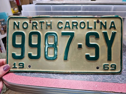 North carolina license plate - license,