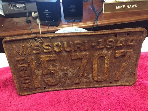 1944 missouri license plate - 1944,