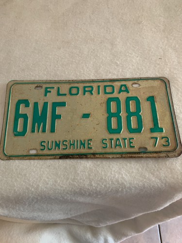 1973 florida license - fl,