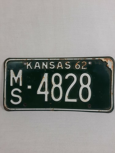 Kansas license plate 1960 - kansas,