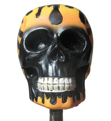 Black skull custom - skull,
