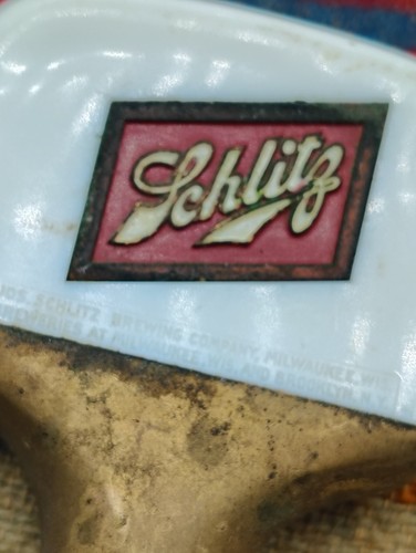 Vintage schlitz tap handles - 2,