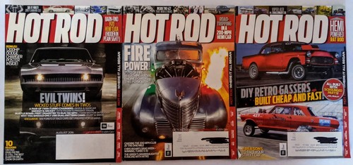 Lot hot rod magazines - lot,