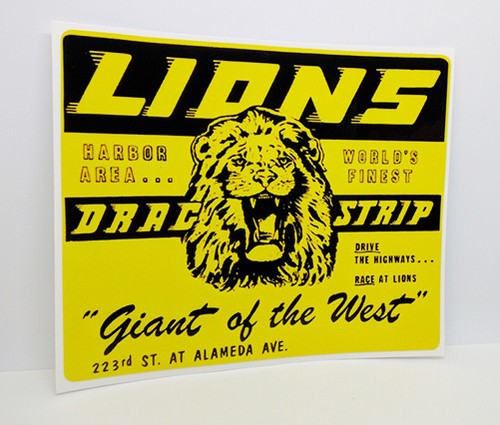Lions drag strip vintage - lions, style
