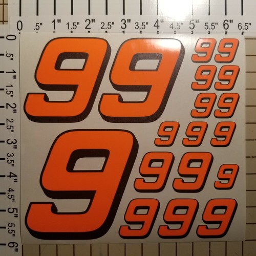 Orange fluorescent s - fluorescent, #9's
