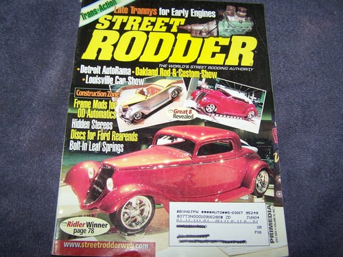 Street rodder magazine hot - , magazine,