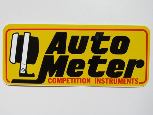 Auto meter sticker decal new - auto,