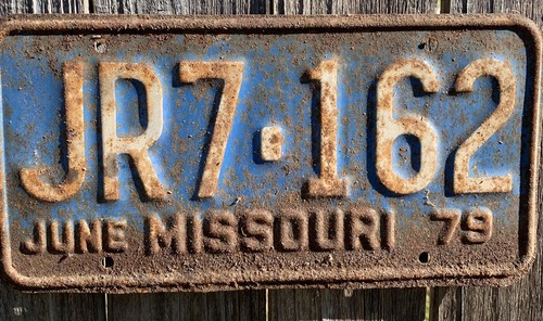 Rare 1979 missouri - 1979, license