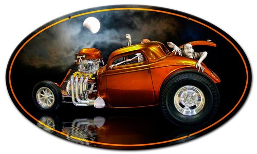 Vintage style metal sign - vintage,