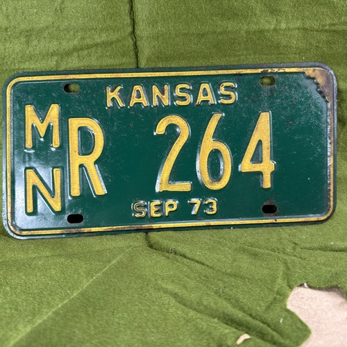 1973 kansas license plate - 1973, mn