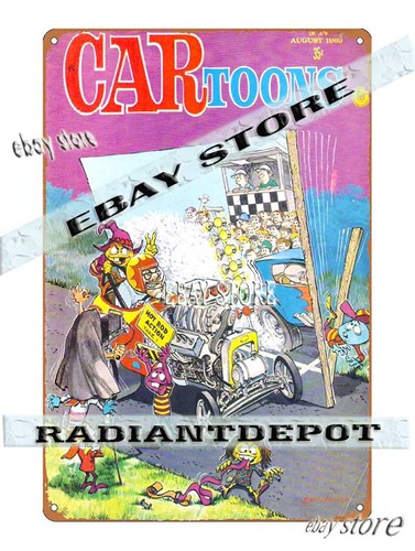 Tin sign 1969 hot - hot, rod