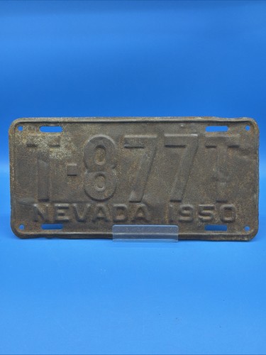 1950 nevada license plate - 1950,