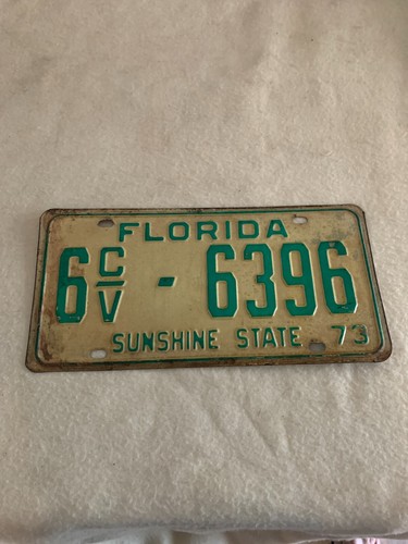 1973 florida license - fl,