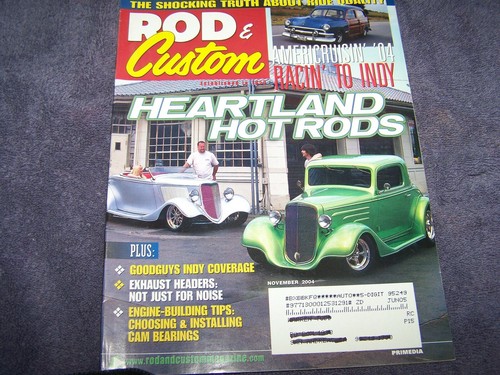 Rod customs magazine hot - rod,