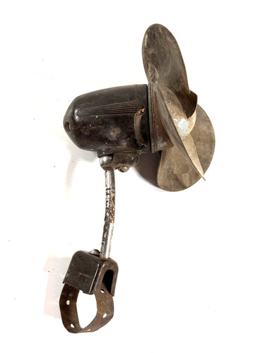 Antique clamp car fan untested - clamp,