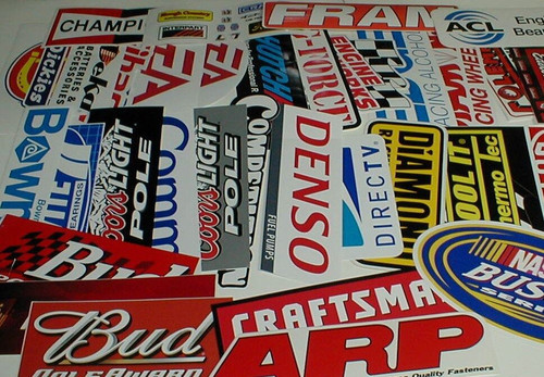 Drag racing decal stickers - racing,
