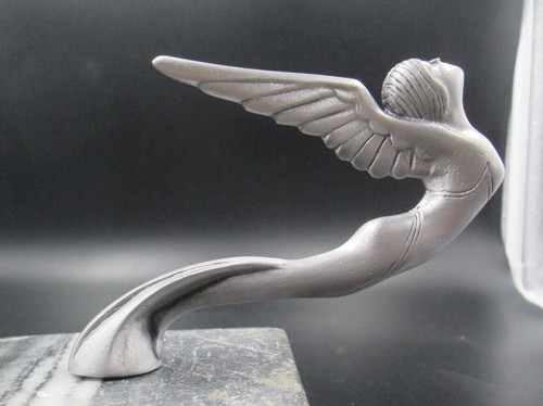 Vintage flying lady - flying, winged