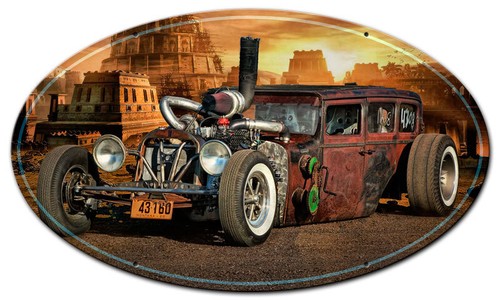 Vintage style metal - style, rat