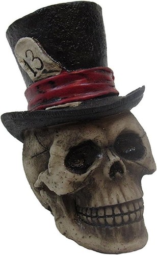 Lucky card player skull - card,