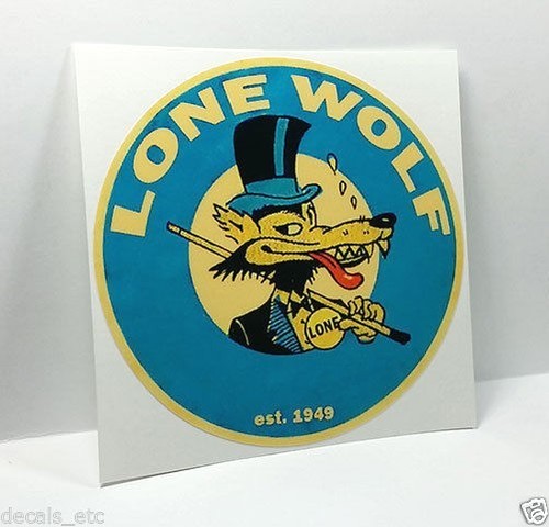 Lone wolf vintage style - vintage,