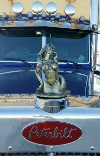 Mermaid hood ornament rare - mermaid,