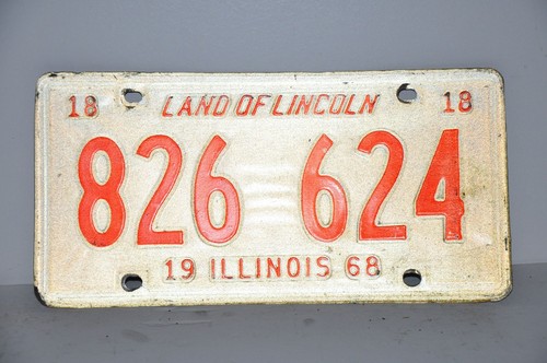 1968 illinois license - 1968,