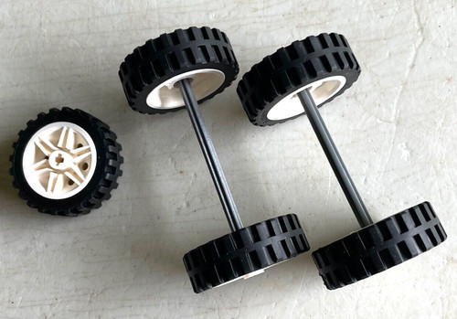 Toy car model - 1/2", wheels