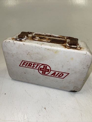 Vintage topical first aid kit - first,