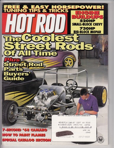 Hot rod car magazine - magazine, may