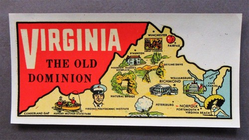 1940 goldfarb virginia map - 1940's,