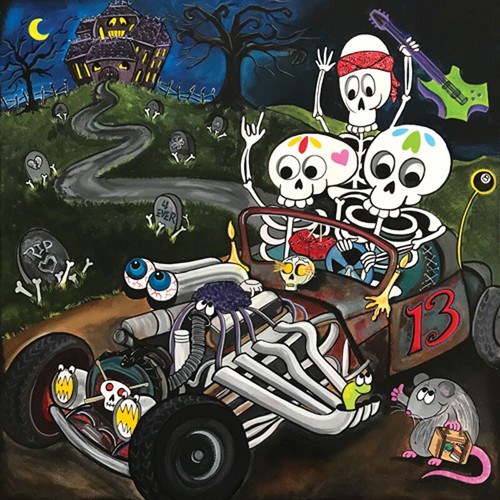 Skeleton rat rod - rat,