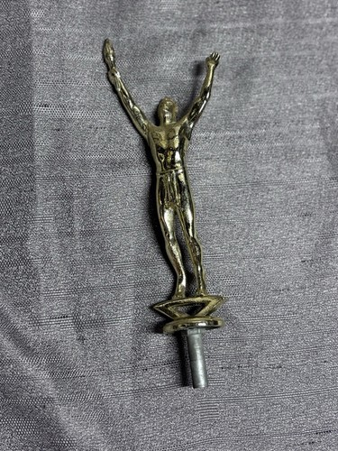 Gold color metal flame torch - metal,