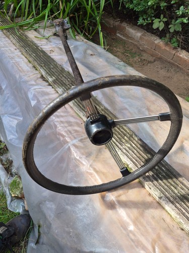 Vintage banjo steering wheel - steering,