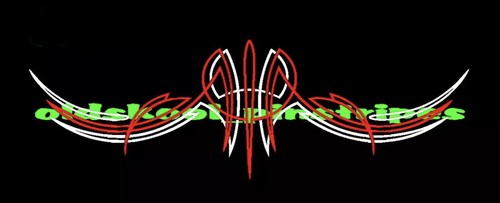 Pinstripe pinstriping hot rat