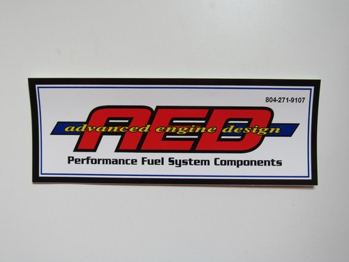 Aed fuel system sticker decal - aed,