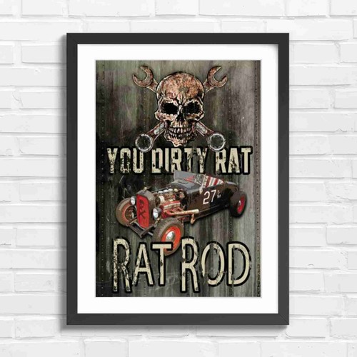 Vintage rat rod - rod, art