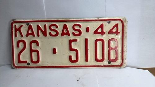 1944 kansas license - 1944,