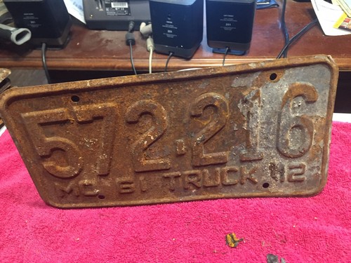 1961 missouri license plate - missouri,