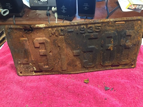 1935 missouri license plate - missouri,