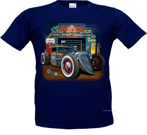 Shirt navy blue old - blue, v8