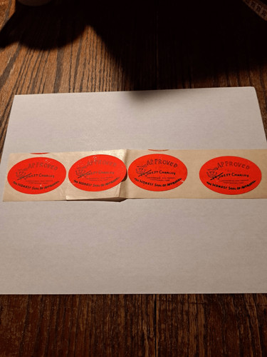Vintage approved honest - approved,
