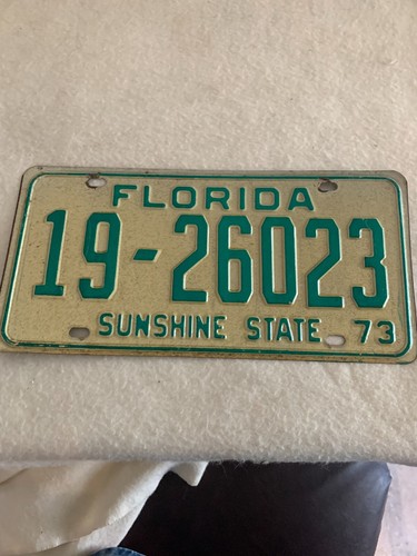 1973 florida license - 1973,