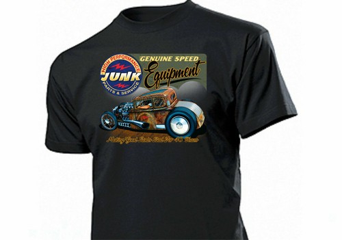 Hot rod garage shirt rat - garage,