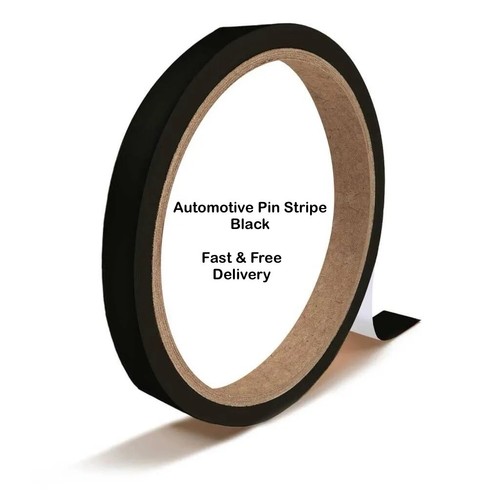Black pin stripe vinyl - stripe,