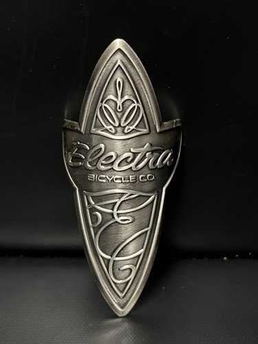 Electra metal head badge front - electra,